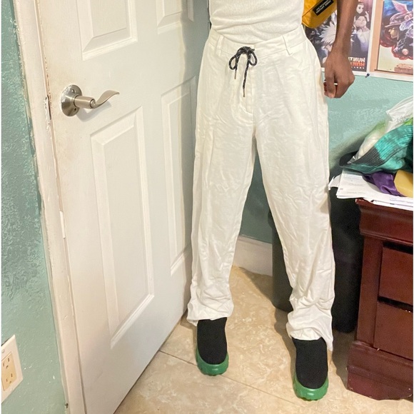 CUBAVERA White linen pants - Picture 1 of 4